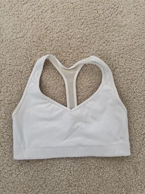 Victoria’s Secret Sport VSX White Racerback Sports Bra